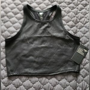 90 Degree By Reflex Charcoal Crop Top
